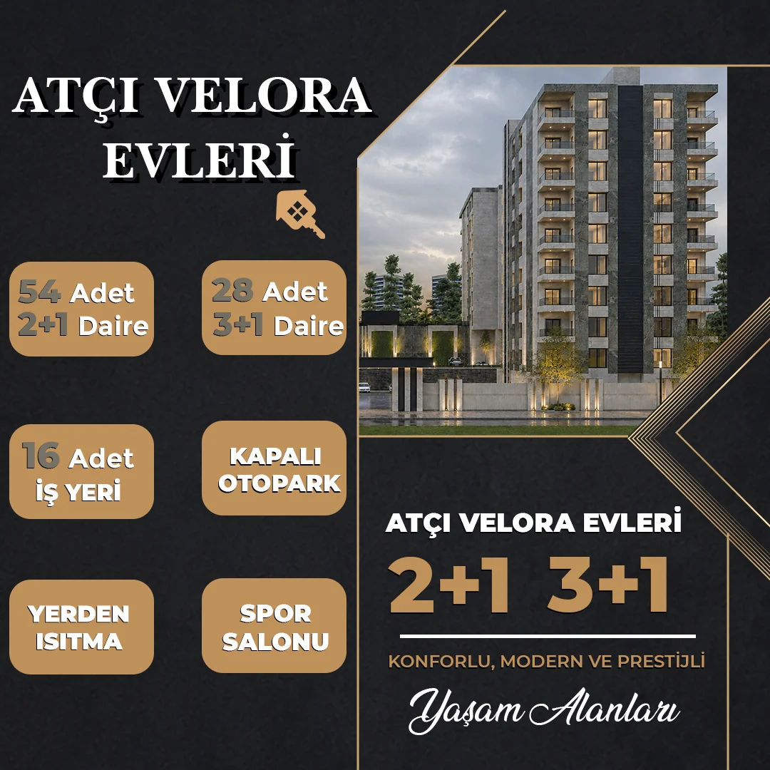Atçı Velora Evleri proje detayları
